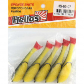 Рыбка поролоновая 6,5 см ж/ч 07 кр.4 (HS-65-07) Helios 5шт./уп.